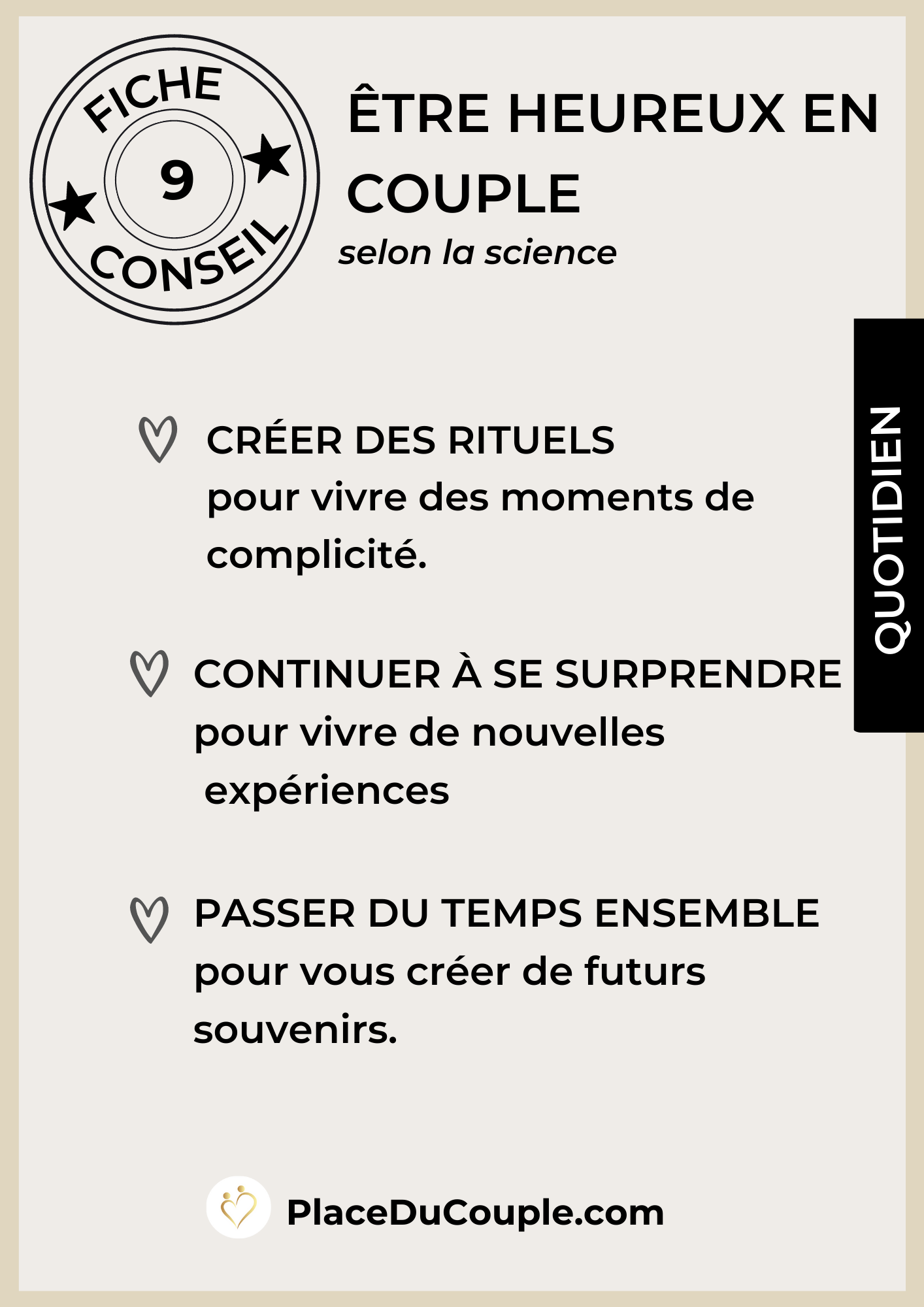 CONSEIL N 9 TRE HEUREUX EN COUPLE